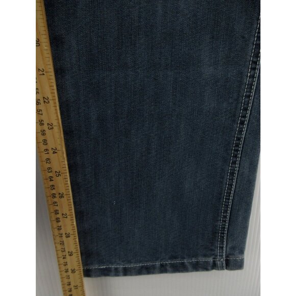 Southpole Jeans 36 Hip Hop Loose Baggy Straight Whiskered Wash 36X30 - Picture 5 of 12